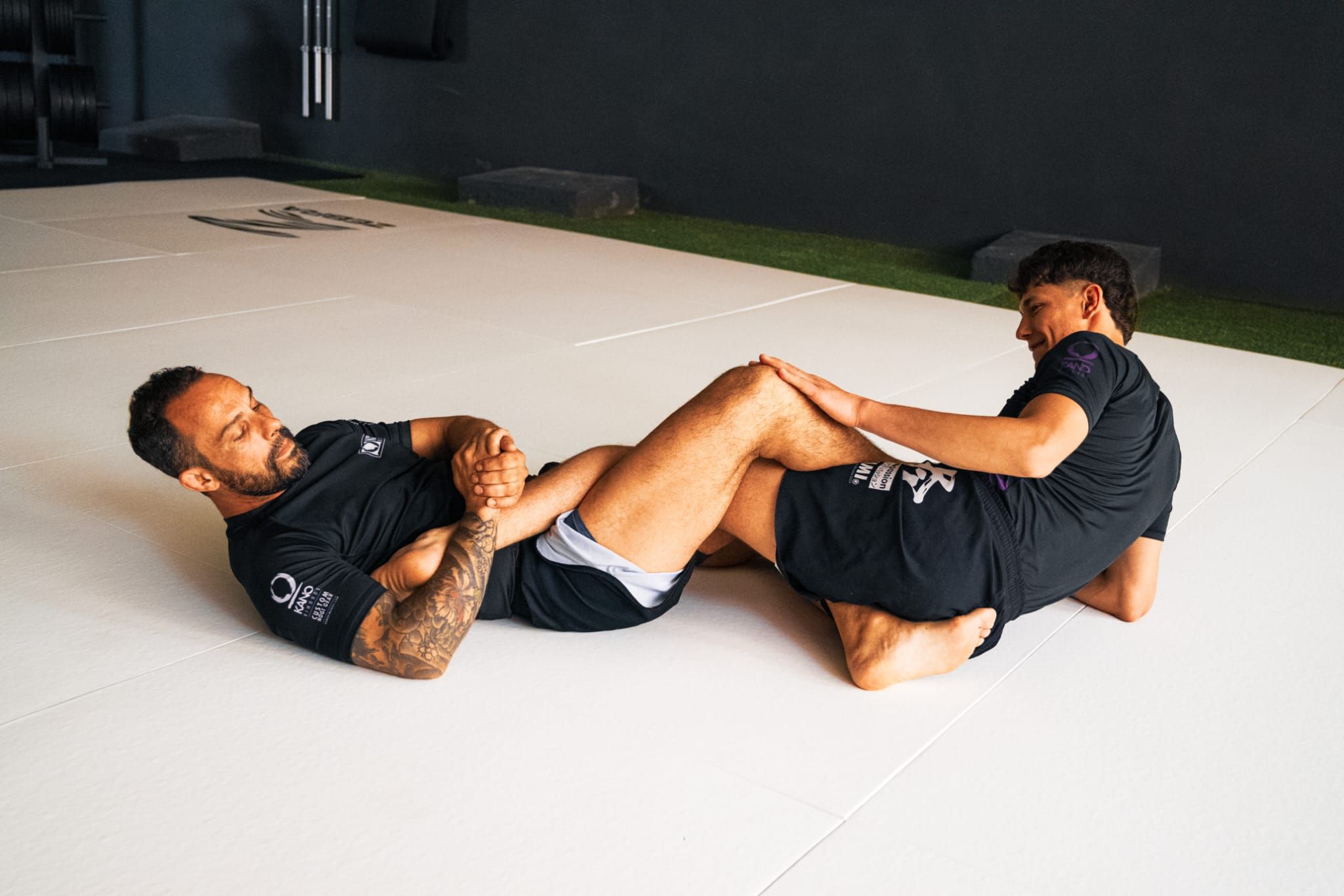 Grappling training at 45 Gradi Academy