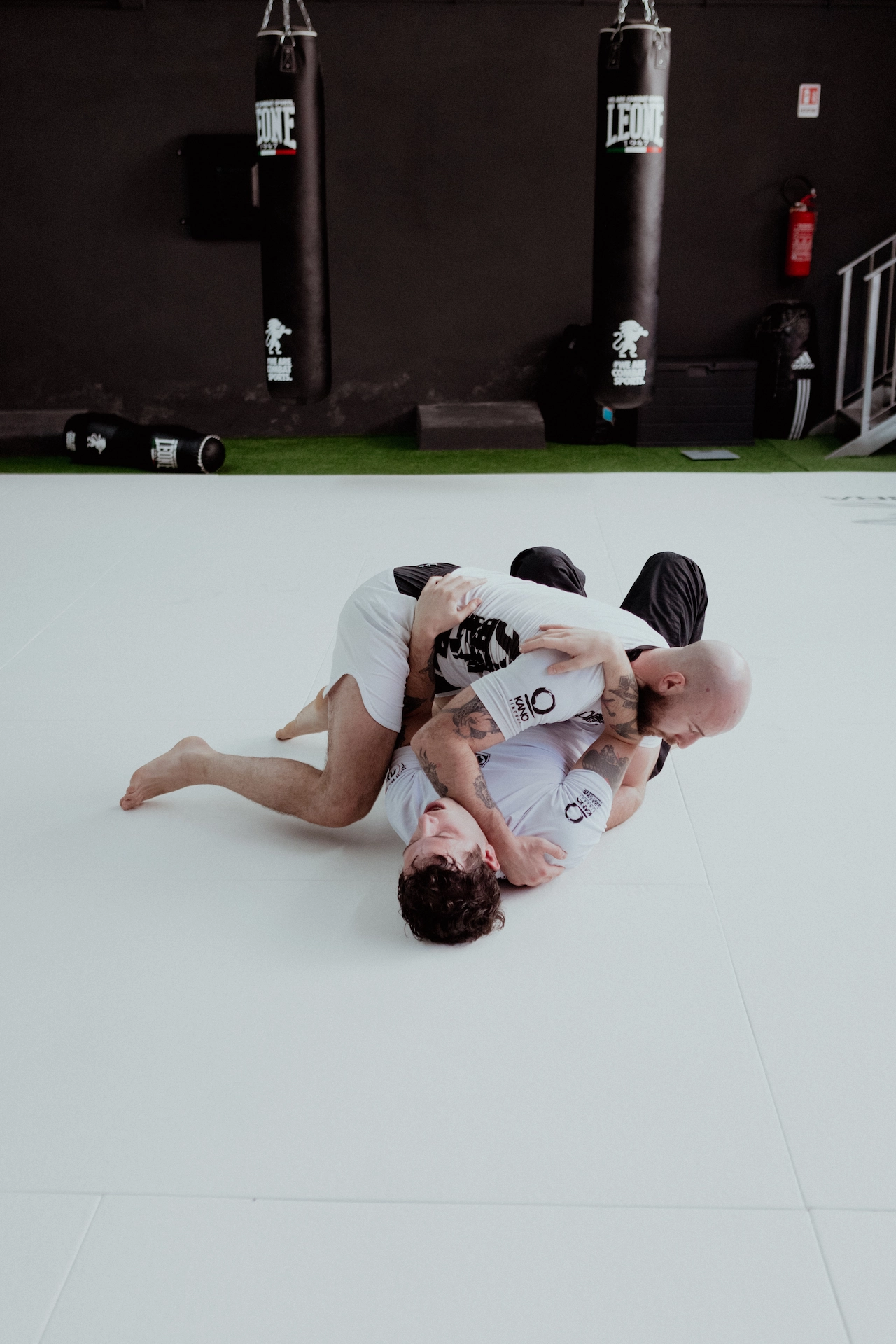 Allenamento Grappling controllo a terra
